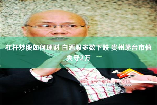 杠杆炒股如何理财 白酒股多数下跌 贵州茅台市值失守2万