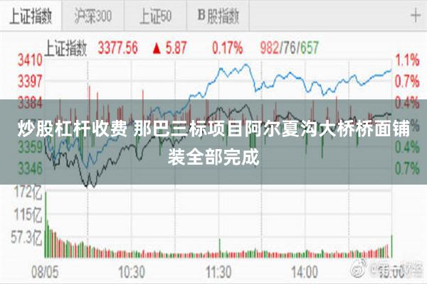 炒股杠杆收费 那巴三标项目阿尔夏沟大桥桥面铺装全部完成