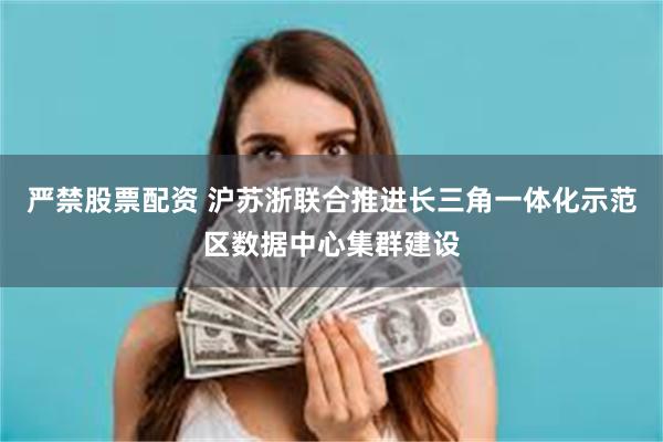 严禁股票配资 沪苏浙联合推进长三角一体化示范区数据中心集群建设