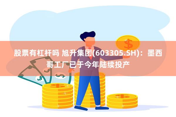 股票有杠杆吗 旭升集团(603305.SH)：墨西哥工厂已于今年陆续投产