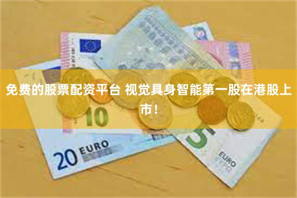 免费的股票配资平台 视觉具身智能第一股在港股上市!