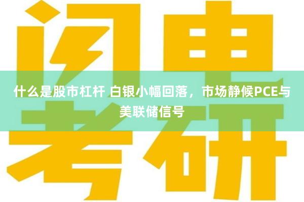 什么是股市杠杆 白银小幅回落，市场静候PCE与美联储信号