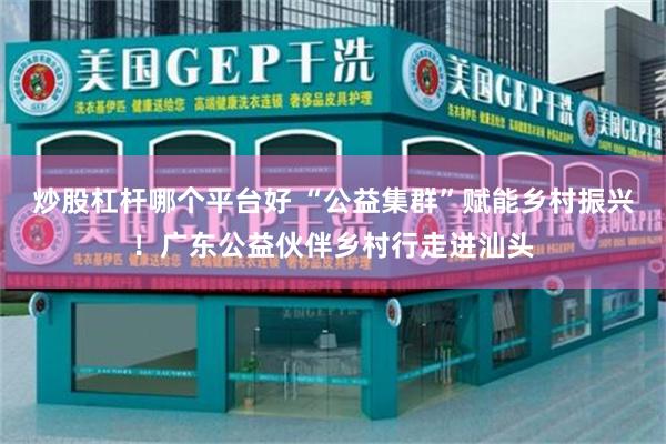 炒股杠杆哪个平台好 “公益集群”赋能乡村振兴！广东公益伙伴乡村行走进汕头
